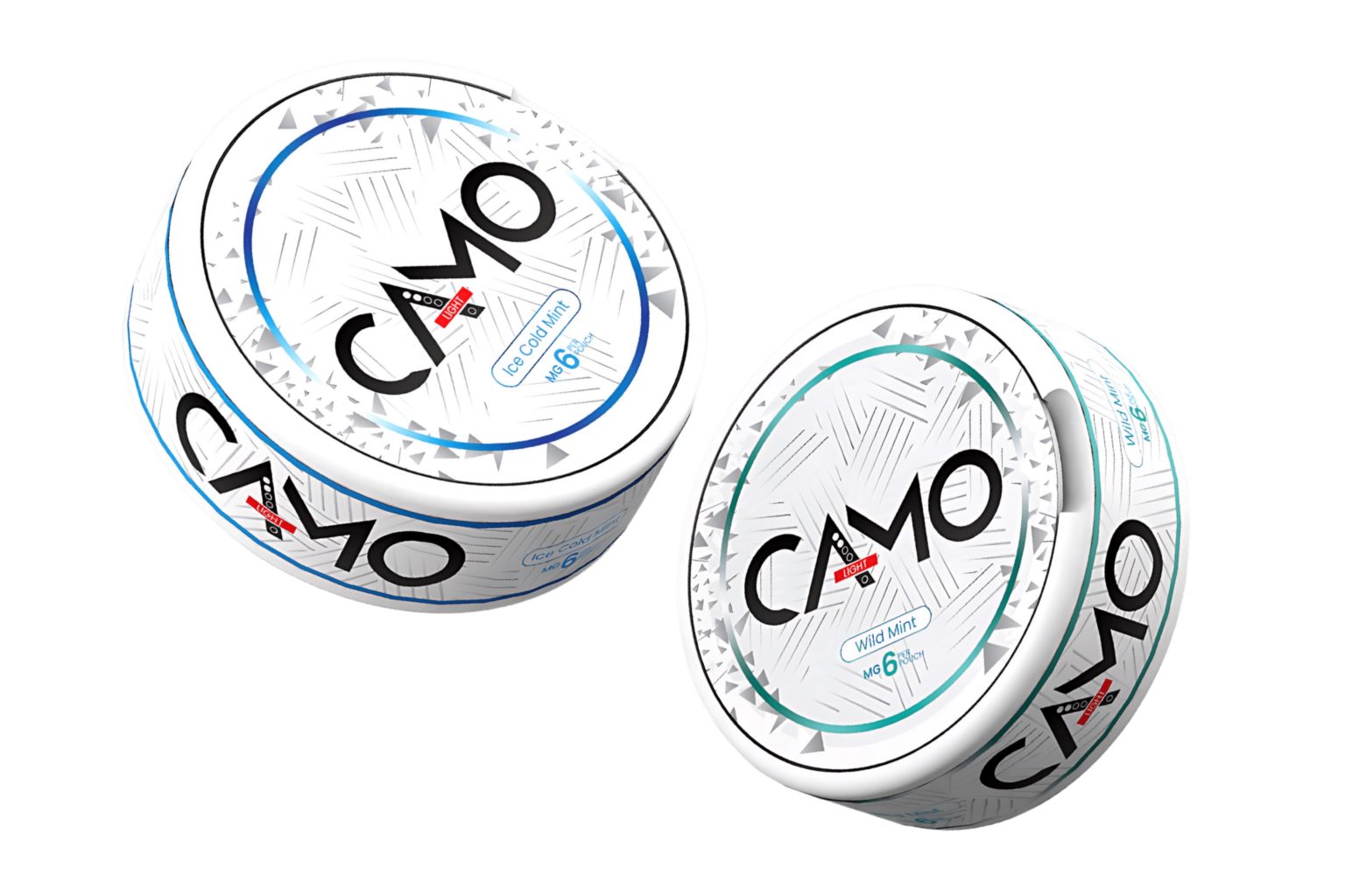 Camo Nic pouches packaging