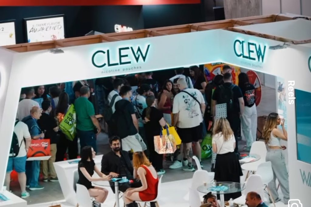 Clew Booth at vapeexpo Madrid